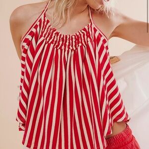 FP WE THE FREE Coastal Town Halter Top, Size L